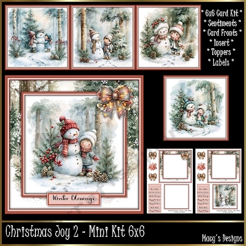 Christmas Joy 2 - Mini Kit 6x6