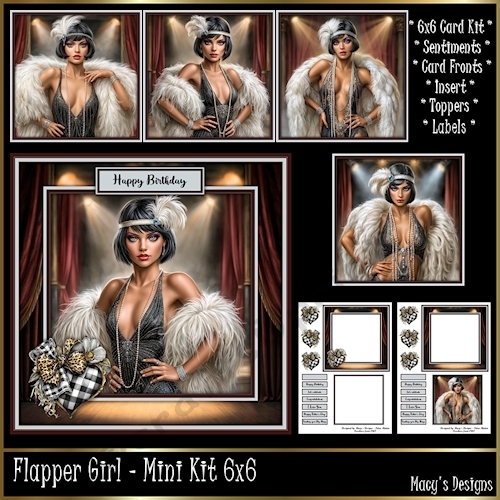 Flapper Girl - Mini Kit 6x6