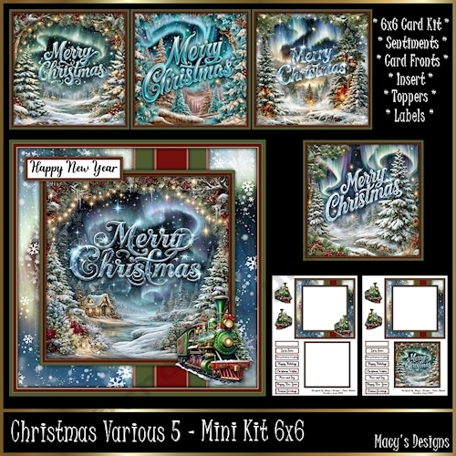 Christmas Various 5 - Mini Kit 6x6