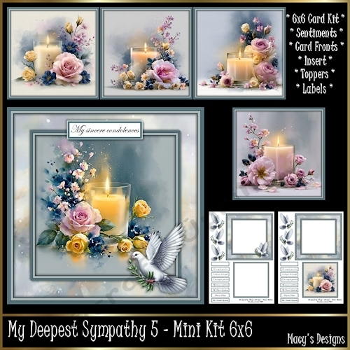 My Deepest Sympathy 5 - Mini Kit 6x6