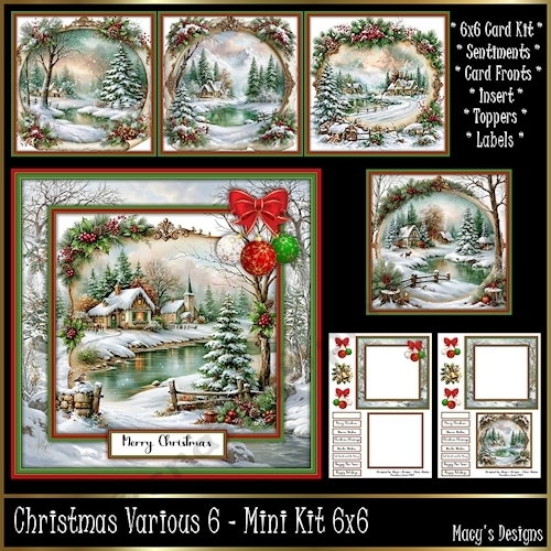 Christmas Various 6 - Mini Kit 6x6