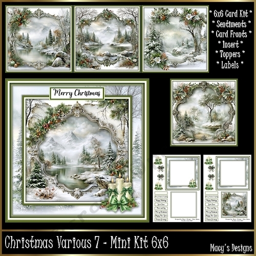 Christmas Various 7 - Mini Kit 6x6