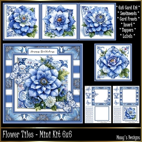 Flower Tiles - Mini Kit 6x6