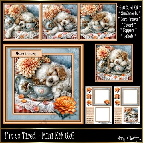 Im so Tired - Mini Kit 6x6