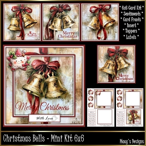 Christmas Bells - Mini Kit 6x6