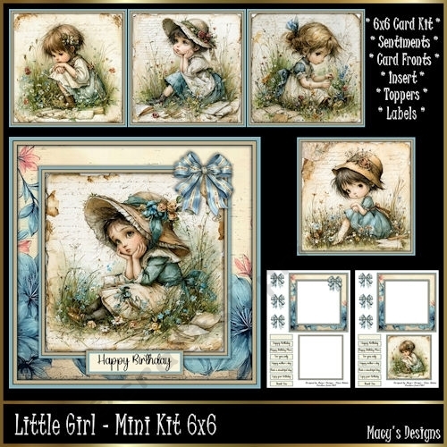 Little Girl - Mini Kit 6x6