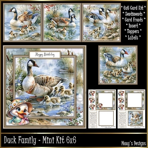 Duck Family - Mini Kit 6x6