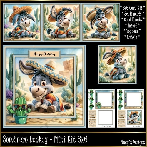 Sombrero Donkey - Mini Kit 6x6