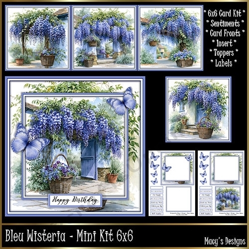 Bleu Wisteria - Mini Kit 6x6