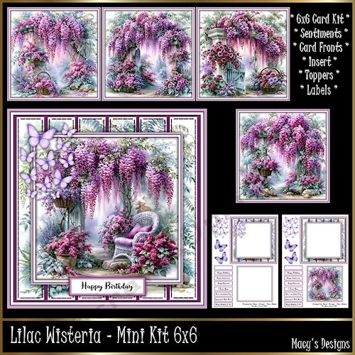 Lilac Wisteria - Mini Kit 6x6