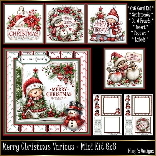 Merry Christmas Various - Mini Kit 6x6