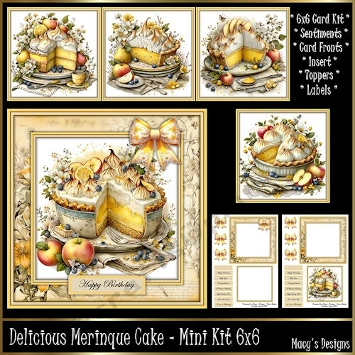 Delicious Meringue Cake - Mini Kit 6x6