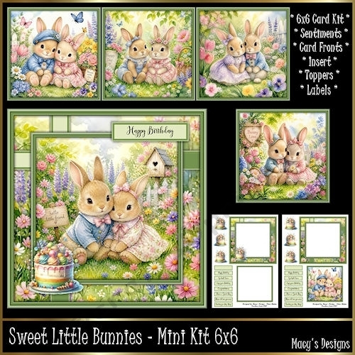 Sweet Little Bunnies - Mini Kit 6x6