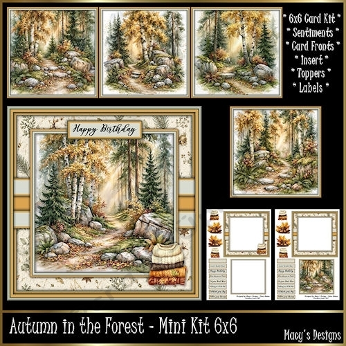 Autumn in the Forest - Mini Kit 6x6