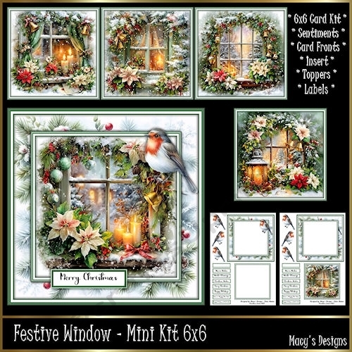 Festive Window - Mini Kit 6x6