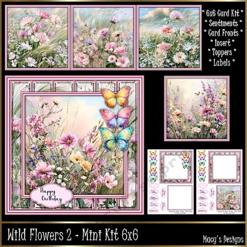 Wild Flowers 2 - Mini Kit 6x6