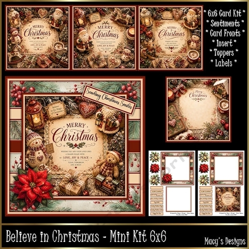 Believe in Christmas - Mini Kit 6x6