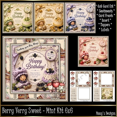 Berry Verry Sweet - Mini Kit 6x6