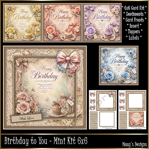 Birthday to You - Mini Kit 6x6