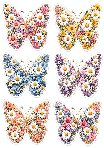 Butterflies Stickers 2