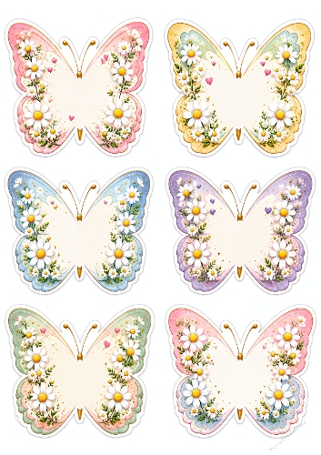 Butterflies Stickers 3