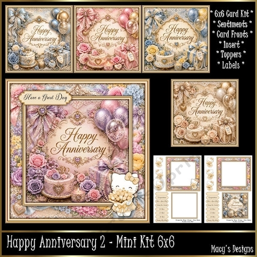 Happy Anniversary 2 - Mini Kit 6x6