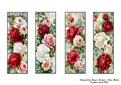 Peonies 1 Bookmarks
