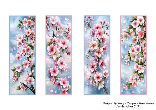 Pink Blossoms 1 Bookmarks