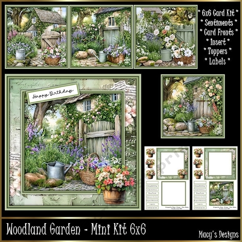 Woodland Garden - Mini Kit 6x6