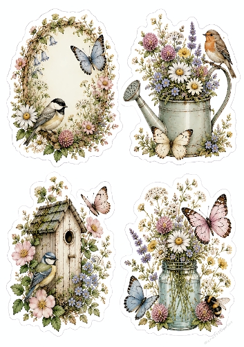 Wild Flower 3 stickers