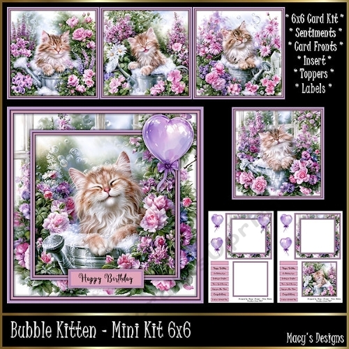 Bubble Kitten - Mini Kit 6x6