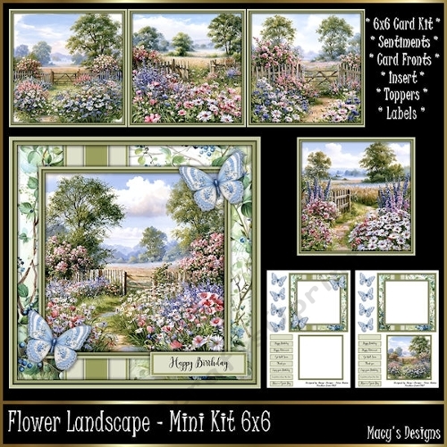 Flower Landscape - Mini Kit 6x6