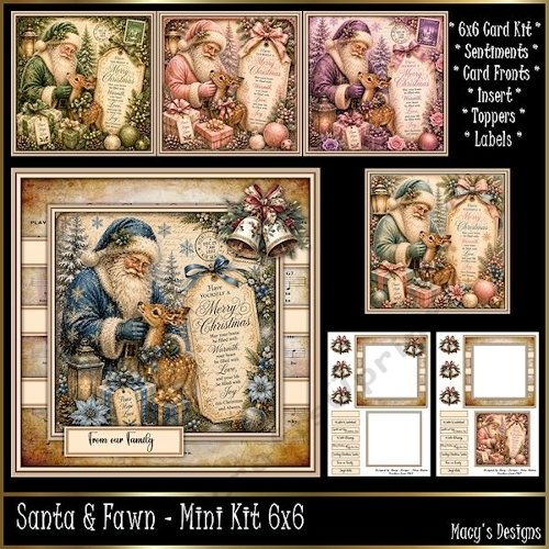 Santa & Fawn - Mini Kit 6x6