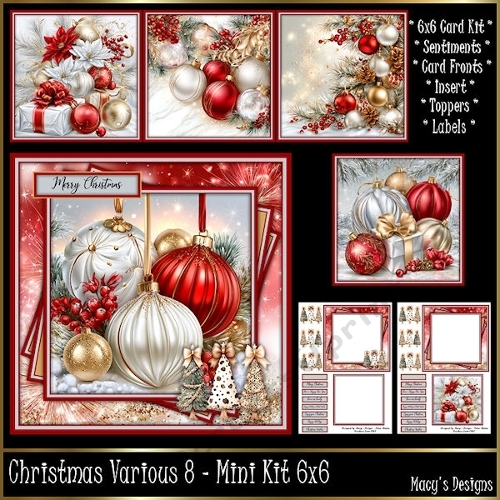 Christmas Various 8 - Mini Kit 6x6