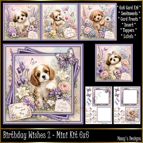 Birthday Wishes 2 - Mini Kit 6x6