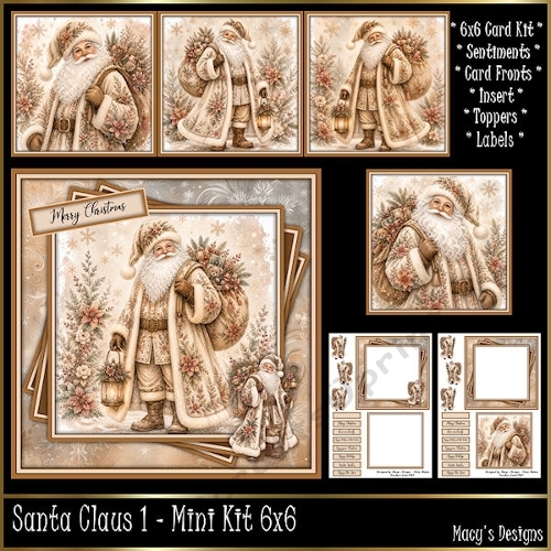 Santa Claus 1 - Mini Kit 6x6