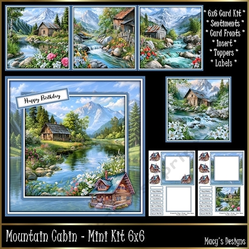 Mountain Cabin - Mini Kit 6x6
