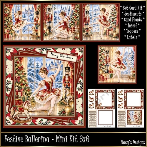 Festive Ballerina - Mini Kit 6x6
