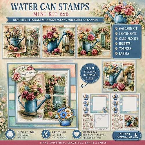 Water Can Stamps - Mini Kit 6x6