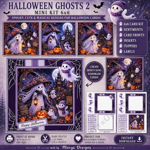 Halloween Ghost 2 - Mini Kit 6x6