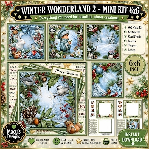 Winter Wonderland 2 - mini kit 6x6