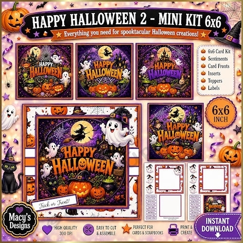 Happy Halloween 2 - Mini Kit 6x6