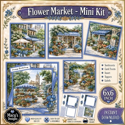 Flower Market - Mini Kit 6x6