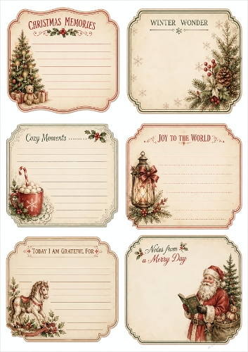 Christmas Labels 1
