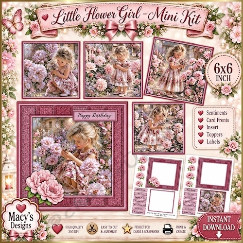 Little Flower Girl - Mini Kit 6x6