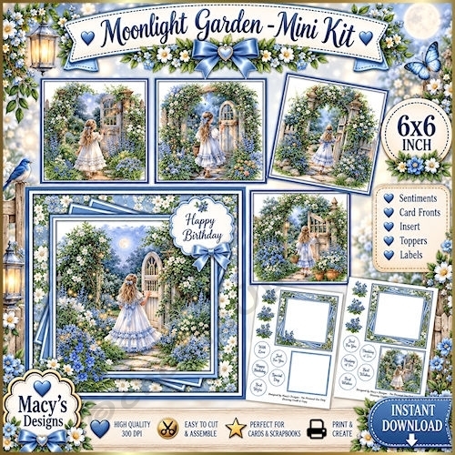 Moonlight Garden - Mini Kit 6x6
