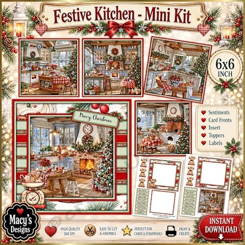 Festive Kitchen - Mini Kit 6x6
