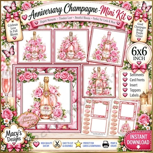 Anniversary Champagne - Mini Kit 6x6