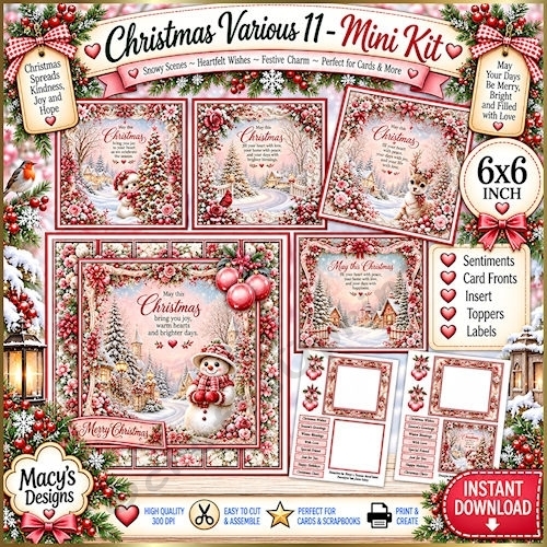 Christmas Various 11 - Mini Kit 6x6