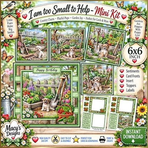 I am too Small to Help - Mini Kit 6x6